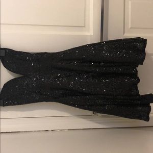 Black sexy cocktail dress